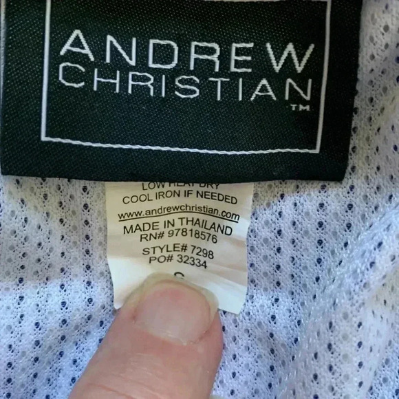 Andrew Christian Men’s swimsuit, size small,  EUC - Picture 3 of 5